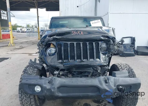 2020 Jeep Wrangler Unlimited Sport S 4X4 из США, поврежденный, VIN 1C4HJXDN6LW204513